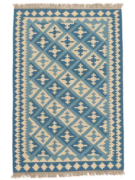 121X181 Tapete Kilim Ghashghai Oriental Azul Escuro/Laranja (Pérsia/Irão) Carpetvista