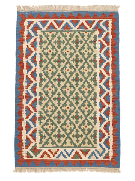  Kilim Kaszkaj Dywan 120X182 Perski Ciemnozielony/Pomarańczowy Mały Carpetvista