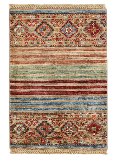  Shabargan Matot 65X93 Villamatto Ruskea/Oranssi Pieni Matto Carpetvista