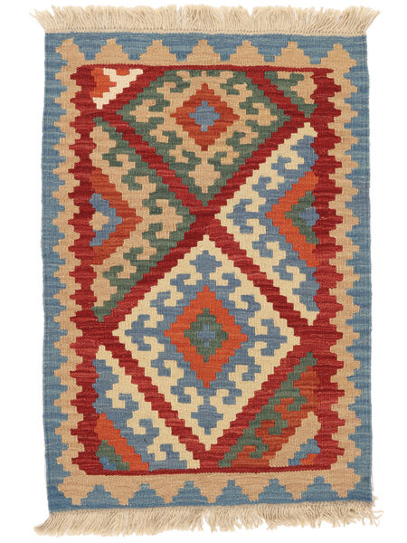 63X92 Kelim Ghashghai Tæppe Orientalsk Orange/Mørkerød ( Persien/Iran) Carpetvista