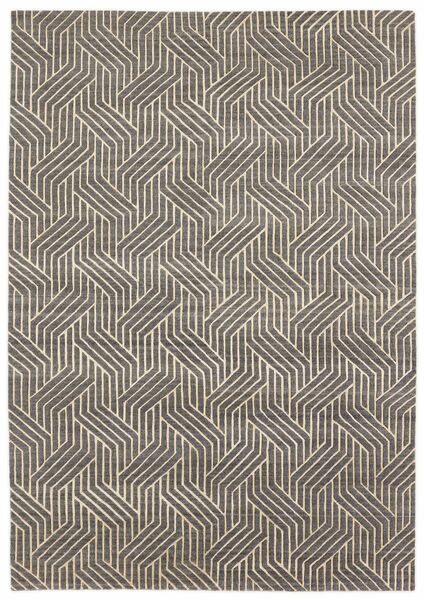 170X240 Louisville Rug Modern Brown/Black (Wool, India)