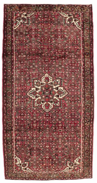  163X320 Enjelos Covor Traverse Hol Dark Red/Negru Persia/Iran
