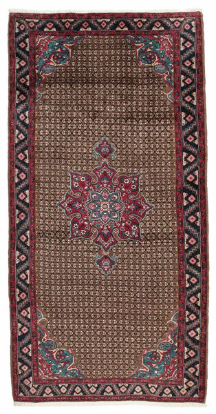  Malayer Rug 156X303 Persian Wool Black/Brown Small