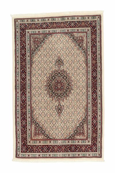  Orientalischer Moud Teppich 95X151 Braun/Schwarz Wolle, Persien/Iran