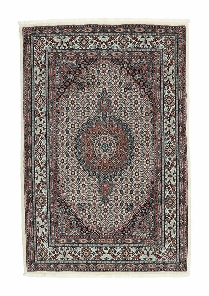 Moud Rug Rug 105X155 Brown/Black Wool, Persia/Iran