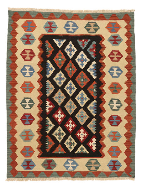  161X206 Kilim Qashqai Szőnyeg Narancssárga/Sötétpiros Perzsia/Irán
 Carpetvista