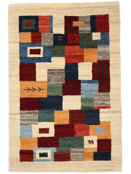  82X124 Shaggy Rug Small Gabbeh Loribaft Wool, Carpetvista