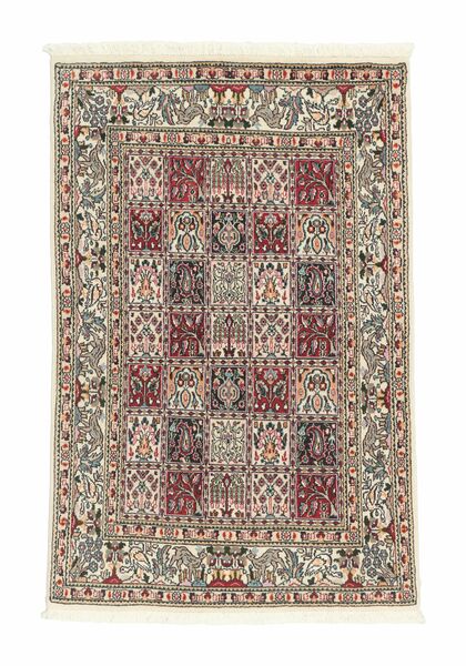  Orientalsk Moud Teppe 100X150 Brun/Beige Ull, Persia/Iran