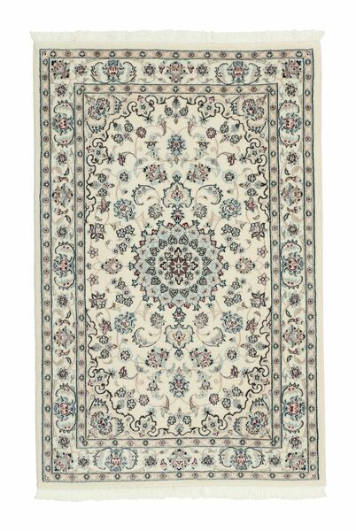 84X131 Nain 6La Rug Oriental Green/Yellow (Wool, Persia/Iran)