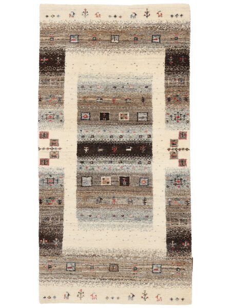  Gabbeh Loribaft Rug 69X137 Brown/Orange Carpetvista