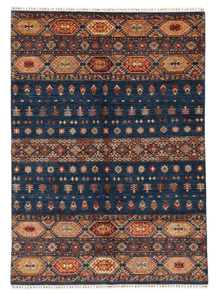  Shabargan Rug 180X254 Wool Black/Brown Carpetvista