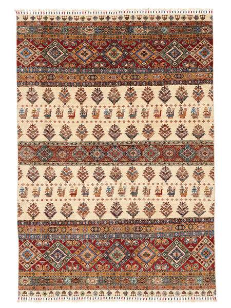  Shabargan Matot 177X253 Villamatto Ruskea/Beige Matto Carpetvista