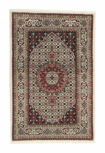 Moud Rug Rug 105X157 Brown/Black Wool, Persia/Iran