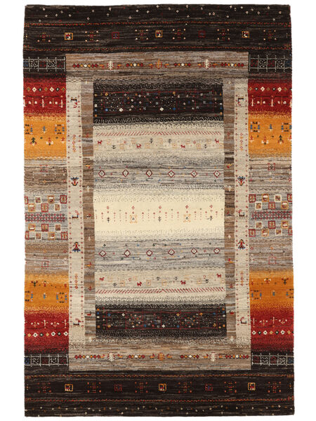  Gabbeh Loribaft Rug 117X188 Wool Black/Brown Small Carpetvista