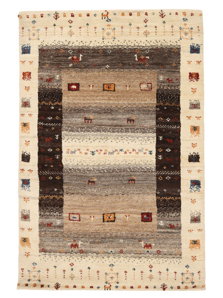 Χαλι Γκάμπεθ Loribaft 78X120 Μπεζ/Καφέ (Μαλλί, Ινδικά)