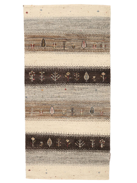  Gabbeh Loribaft Rug 70X142 Wool Beige/Brown Small Carpetvista