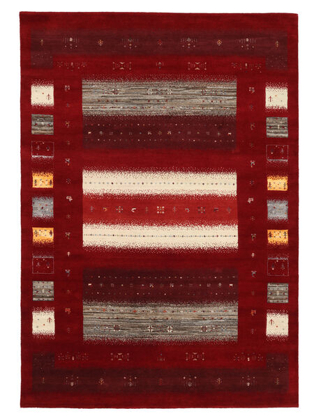  Gabbeh Loribaft Vloerkleed 170X244 Donkerrood/Zwart Carpetvista