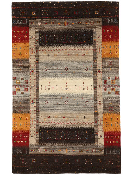 Gabbeh Loribaft Rug 120X190 Black/Brown Wool, India Carpetvista