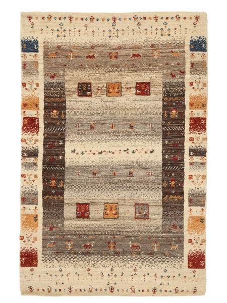  96X146 Gabbeh Loribaft Teppe Brun/Oransje India Carpetvista