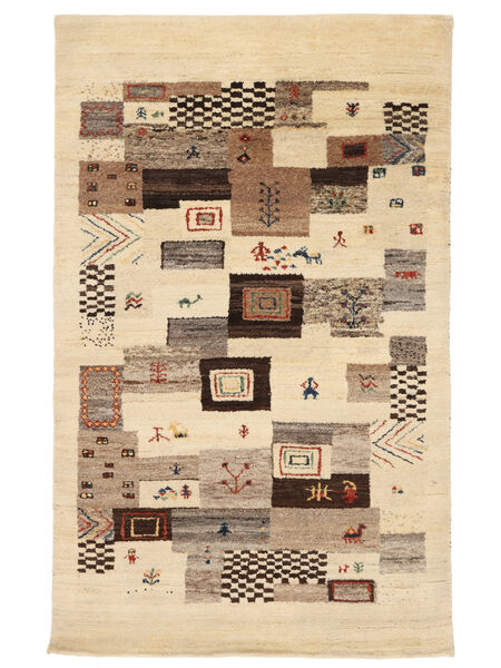 115X170 Gabbeh Loribaft Vloerkleed Modern Beige/Bruin (Wol, India) Carpetvista