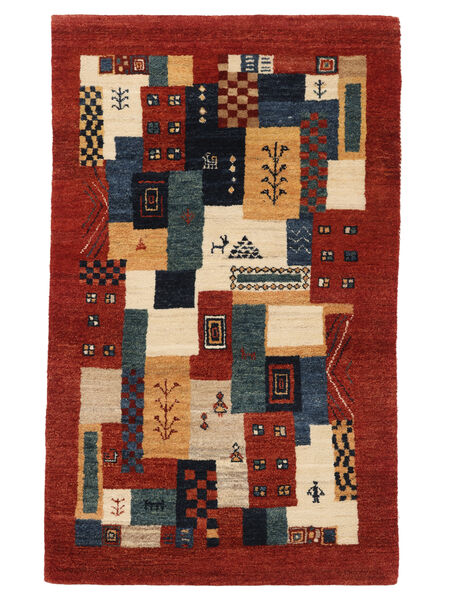  Gabbeh Loribaft Rug 95X155 Wool Dark Red/Black Small Carpetvista