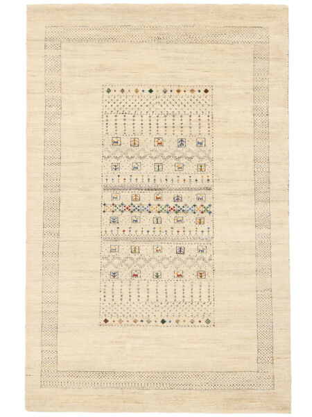 Gabbeh Loribaft Rug 120X186 Orange/Beige Wool, India Carpetvista