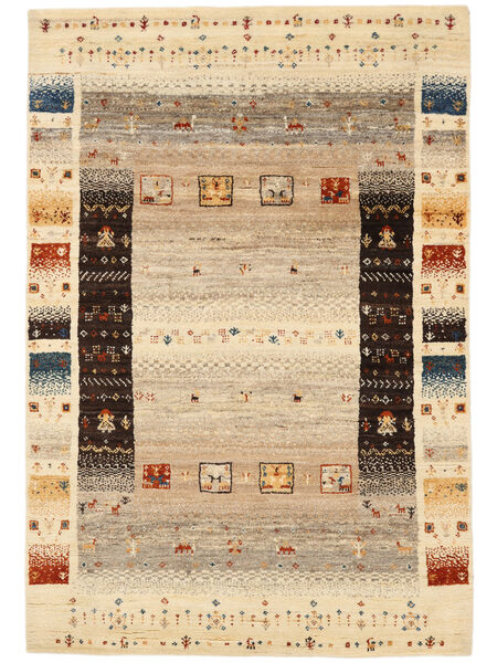 Gabbeh Loribaft Vloerkleed 120X175 Oranje/Beige Wol, India Carpetvista