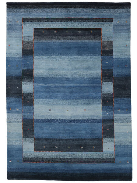  170X243 Gabbeh Loribaft Vloerkleed Donkerblauw/Zwart India Carpetvista