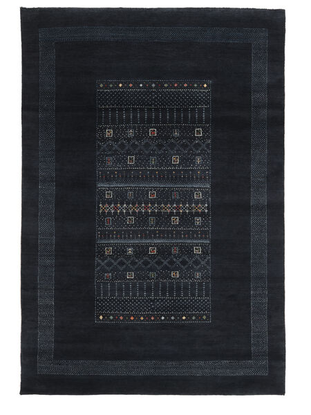 Tappeto Gabbeh Loribaft 166X244 Nero (Lana, India)