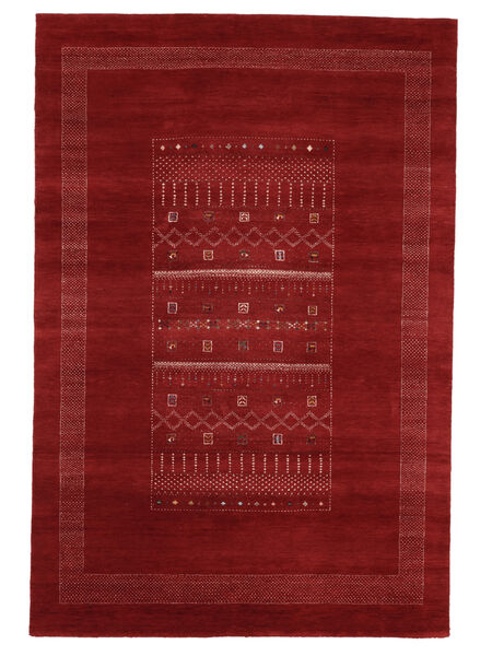  170X250 Gabbeh Loribaft Rug Dark Red/Black India Carpetvista