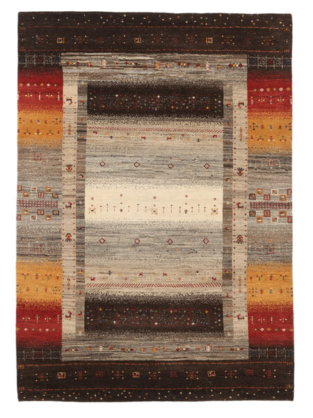 Gabbeh Loribaft Teppe 173X245 Brun/Svart Ull, India Carpetvista