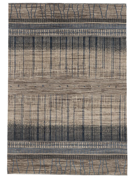 169X245 Gabbeh Loribaft Vloerkleed Modern Bruin/Zwart (Wol, India) Carpetvista