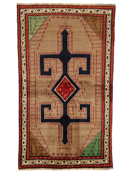 Alfombra Persa Gashgai Fine 132X228 Marrón/Rojo Oscuro (Lana, Persia/Irán)