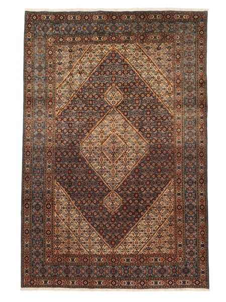 Alfombra Persa Moud 211X318 Marrón/Negro (Lana, Persia/Irán)