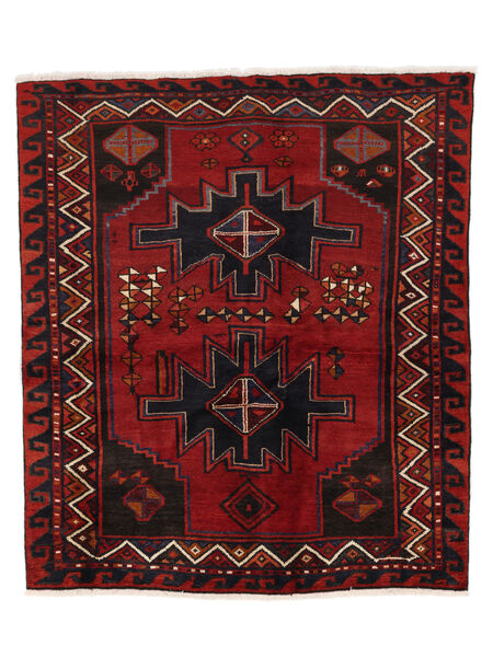 Alfombra Lori 166X189 Negro/Rojo Oscuro (Lana, Persia/Irán)