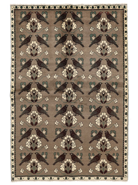  161X238 Ghashghai Fine Covor Maro/Negru Persia/Iran
 Carpetvista