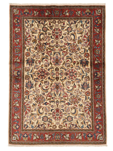 Tappeto Orientale Saruk Fine 142X205 Marrone/Arancione (Lana, Persia/Iran)