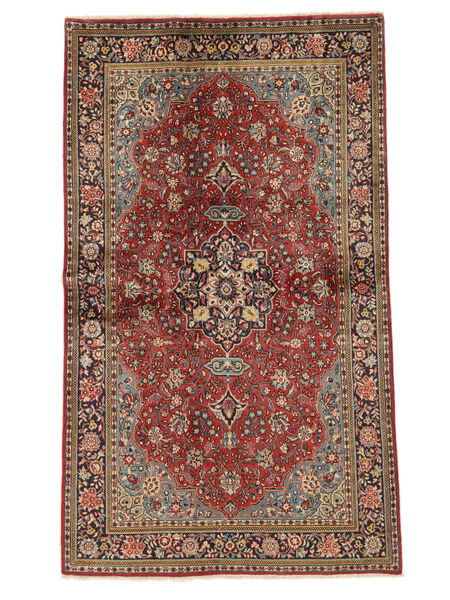  Orientalsk Sarough Fine Tæppe 127X214 Mørkerød/Brun Uld, Persien/Iran Carpetvista