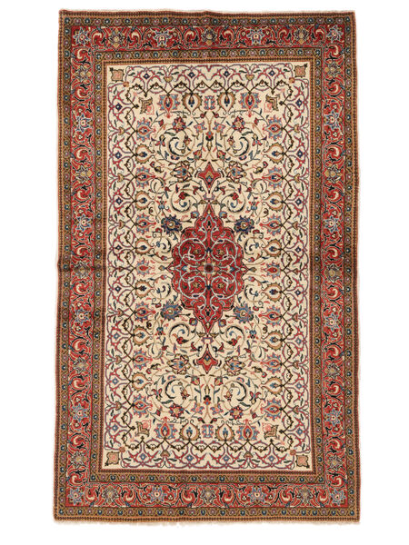 Sarough Fine Tæppe 133X232 Brun/Mørkerød Uld, Persien/Iran Carpetvista