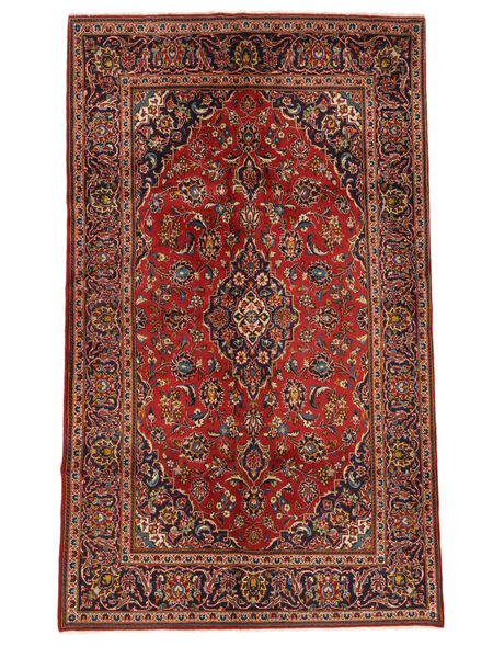 Tappeto Keshan 140X239 Rosso Scuro/Nero (Lana, Persia/Iran)