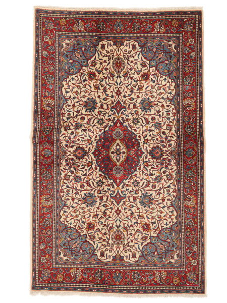  Sarouk Fine Covor 130X213 Persan Lână Dark Red/Maro Mic Carpetvista