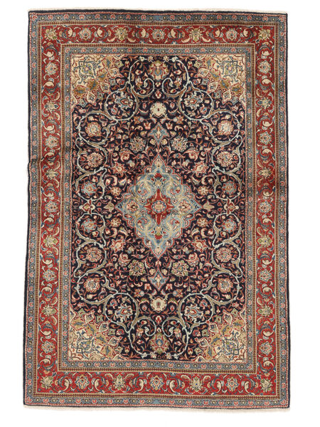  Persian Sarouk Fine Rug 134X202 Dark Red/Brown (Wool, Persia/Iran)