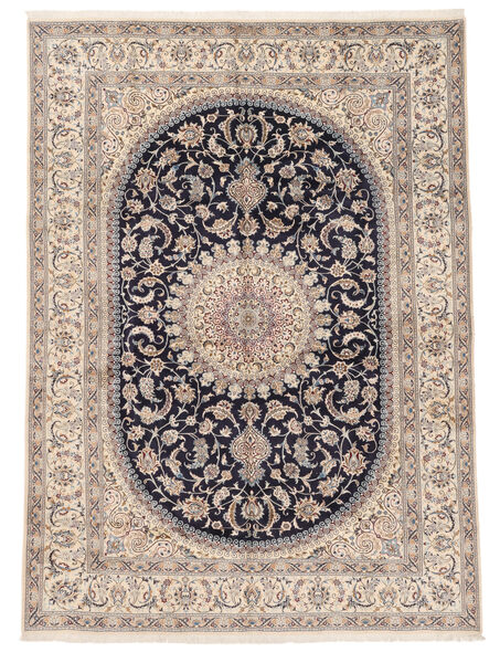  Persischer Nain Fine 9La Teppich 292X392 Braun/Beige Großer (Wolle, Persien/Iran)