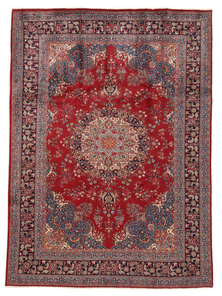  Persialainen Mashad Matot 244X335 Tummanpunainen/Ruskea Carpetvista