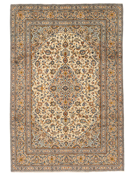  Orientalsk Keshan Fine Tæppe 240X351 Brun/Orange Uld, Persien/Iran Carpetvista