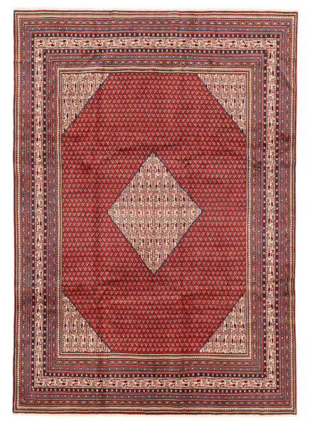  246X355 Medallion Large Sarouk Mir Rug Wool, Carpetvista