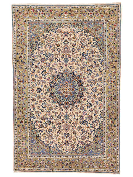 Najafabad Vloerkleed 227X358 Bruin/Zwart Wol, Perzië/Iran Carpetvista