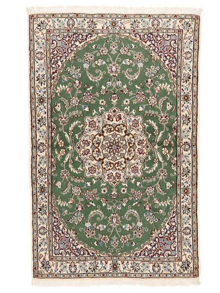 98X154 Nain Fine 9La Teppe Orientalsk Brun/Beige (Ull, Persia/Iran) Carpetvista