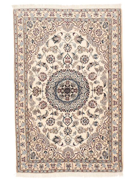  Persisk Nain Fine 9La Tæppe 100X150 Beige/Brun (Uld, Persien/Iran)