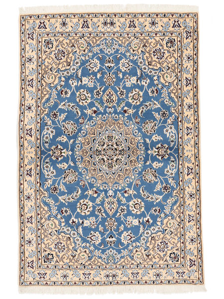 97X147 Nain Fine 9La Vloerkleed Oosters Beige/Donkergrijs (Wol, Perzië/Iran) Carpetvista